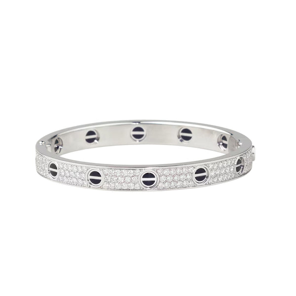 [⭐Renara]LOVE BRACELET 6.1MM DIAMOND-PAVED CERAMIC