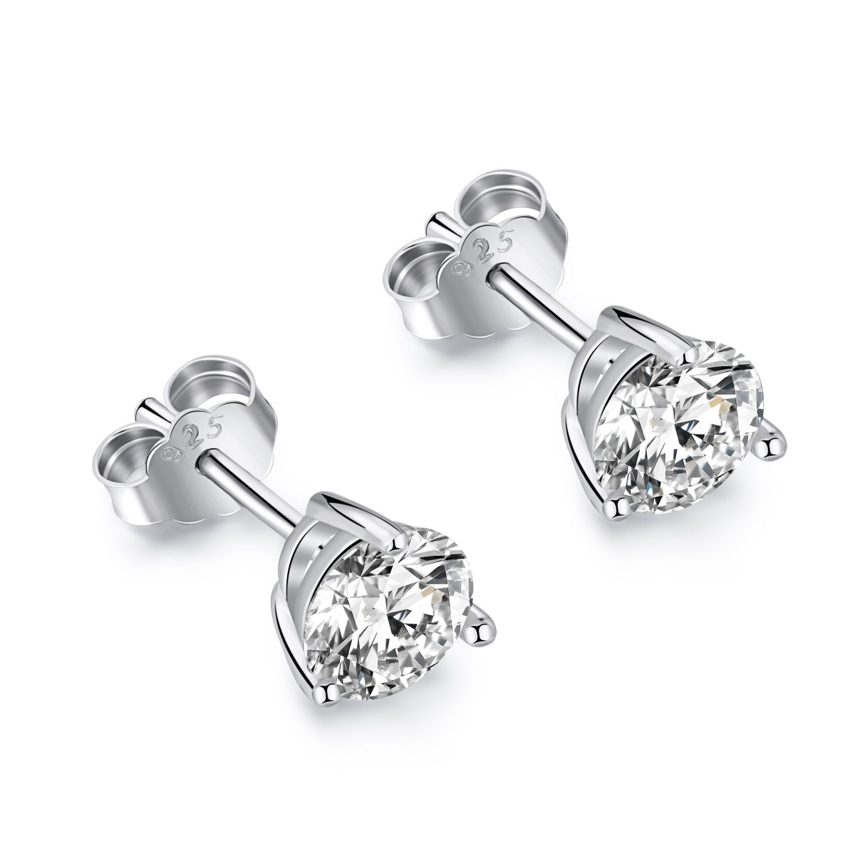 [Lucky Jewelry]Dainty Round Shape Earrings