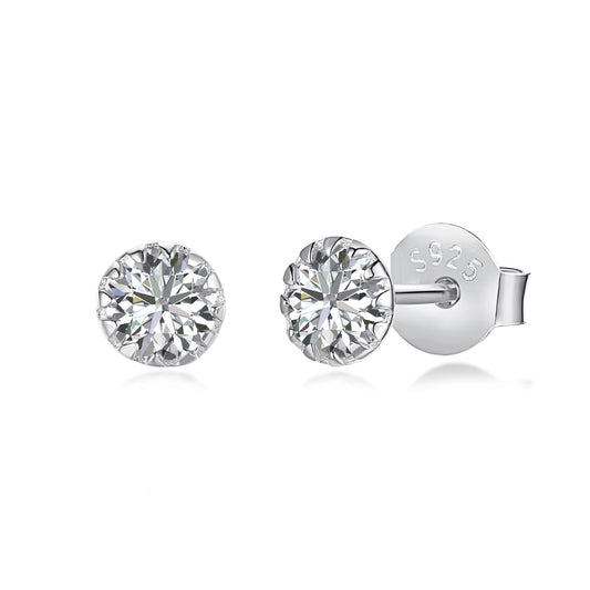 [Lucky Jewelry]Luckyling Colorful Round Shape Earrings