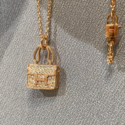 [⭐Renara]CONSTANCE PEDANT DIAMOND NECKLACE