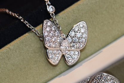 [⭐Renara]BUTTERFLY DIAMOND NECKLACE