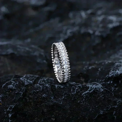 [⭐Renara]PERLEE DIAMOND SILVER RING