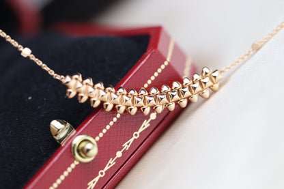 [⭐Renara]CLASH PINK GOLD NECKLACE