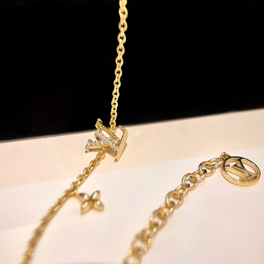 [⭐Renara]LOGO STAR MOTIF GOLD BRACELET