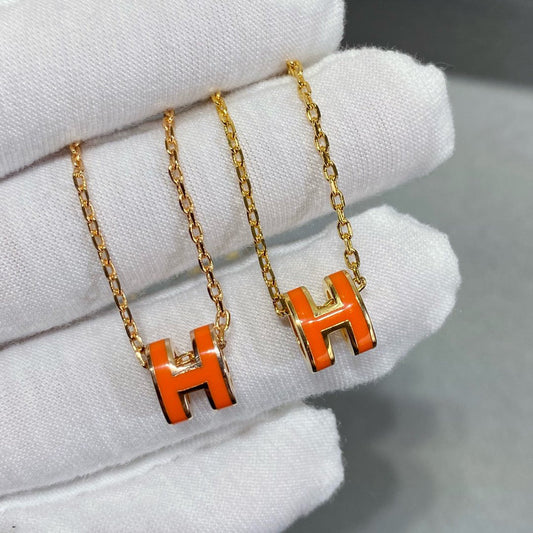 [⭐Renara]MINI POP H NECKLACE
