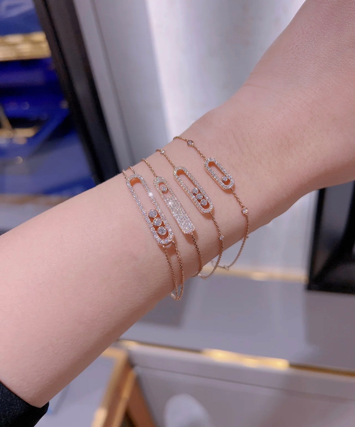 [⭐Renara]MOVE CLASSIQUE DIAMOND PAVED BRACELET