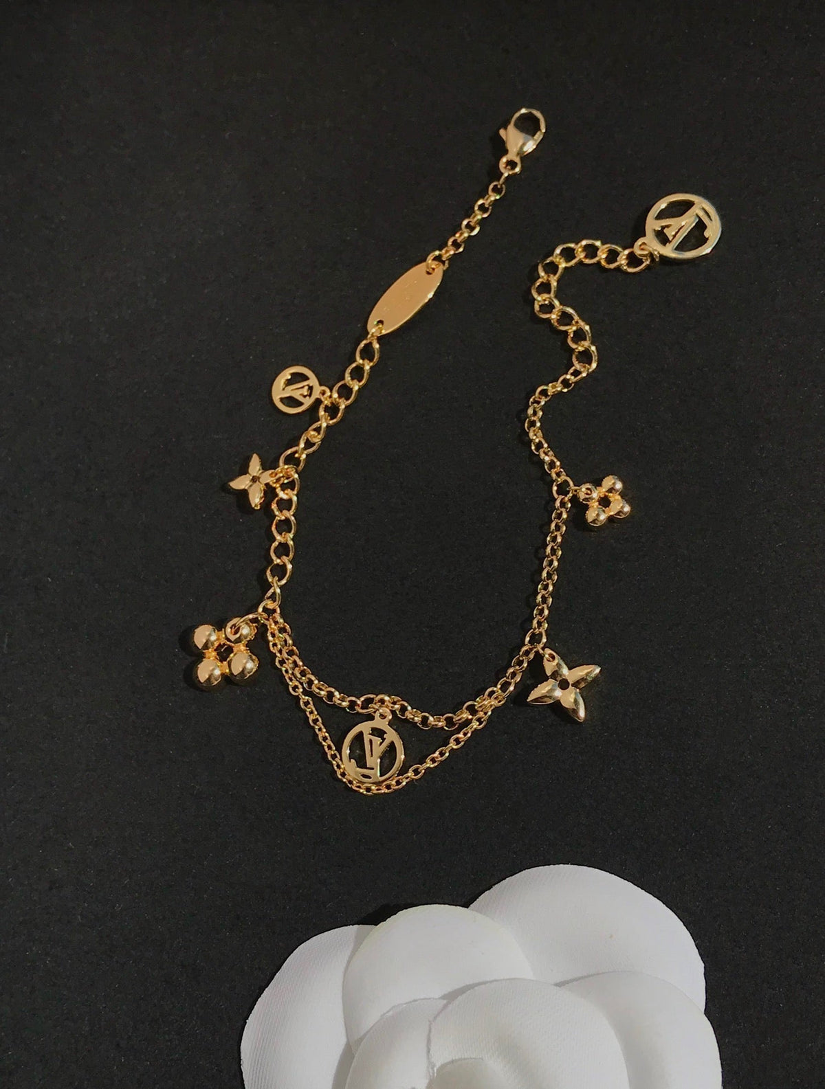 [⭐Renara]BLOOMING PINK GOLD MOP BRACELET