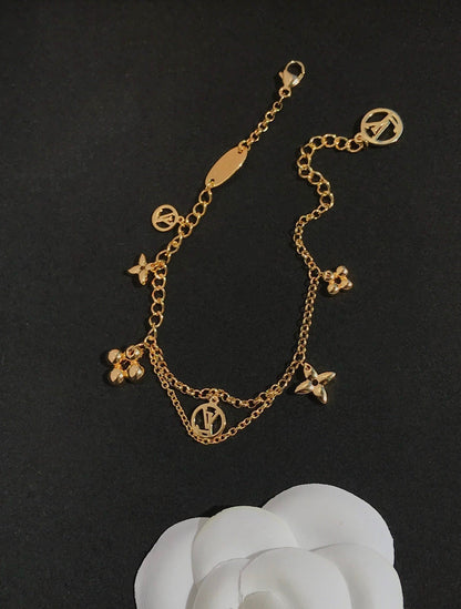 [⭐Renara]BLOOMING PINK GOLD MOP BRACELET