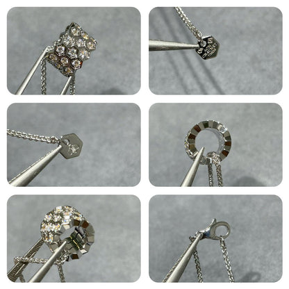 [⭐Renara]BEE LOVE DIAMOND PAVED 3 ROW NECKLACE