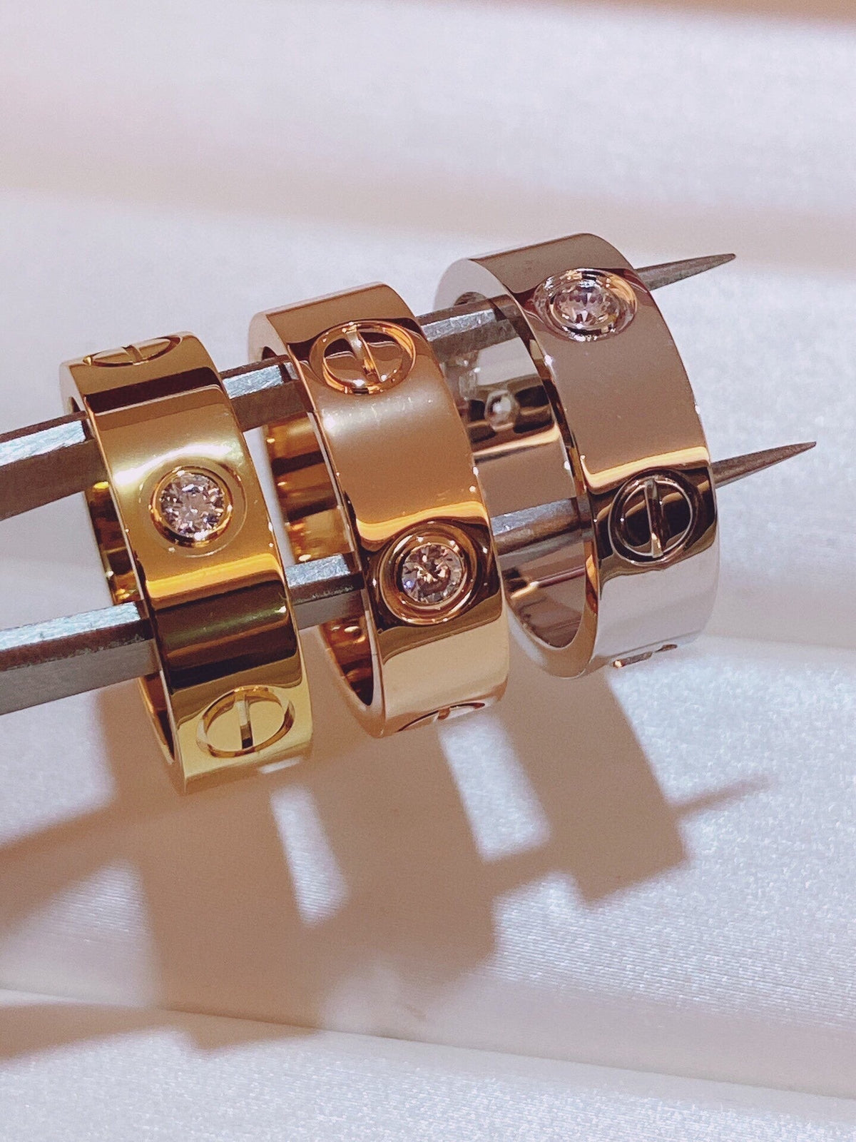 [⭐Renara]Three-Diamond Ring