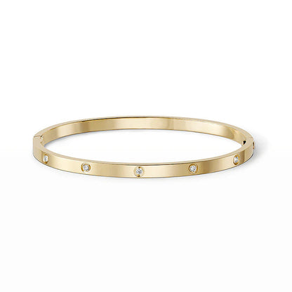 [⭐Renara]LOVE BRACELET 3.65MM 10 DIAMONDS