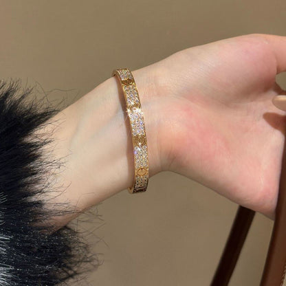 [⭐Renara]LOVE BRACELET 6.1MM DIAMOND-PAVED