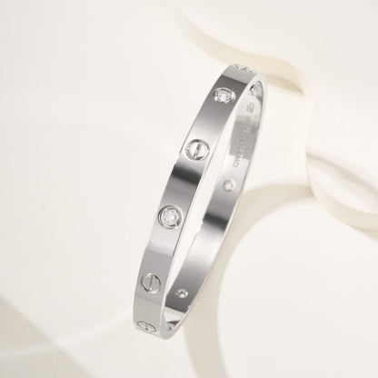 [⭐Renara]LOVE BRACELET 6.1MM 4 DIAMONDS