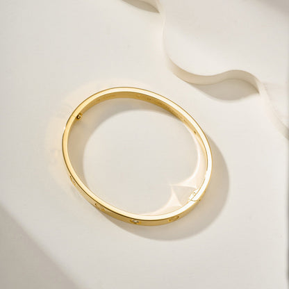 [⭐Renara]LOVE BRACELET 6.1MM 4 DIAMONDS