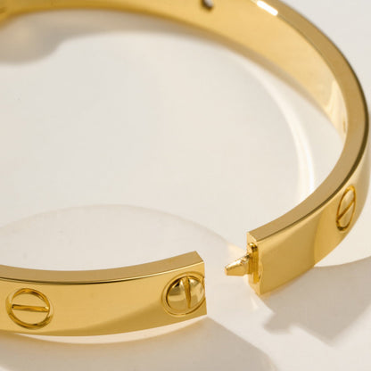 [⭐Renara]LOVE BRACELET 6.1MM 4 DIAMONDS