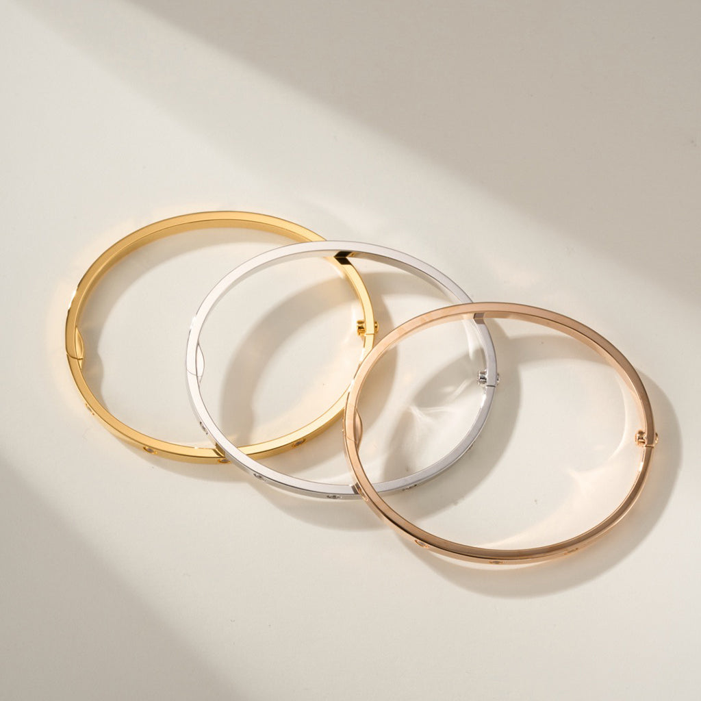 [⭐Renara]LOVE BRACELET 3.65MM 10 DIAMONDS