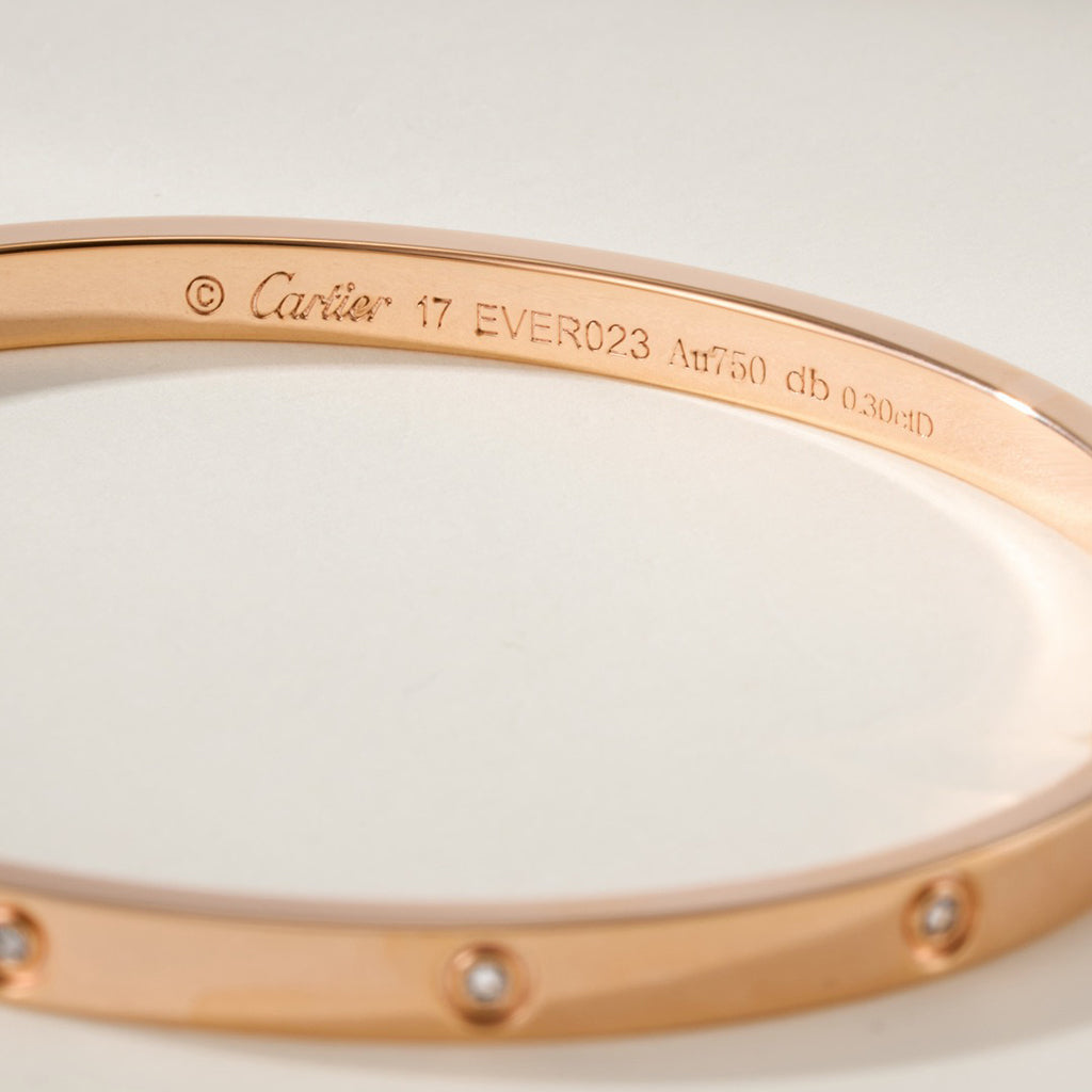 [⭐Renara]LOVE BRACELET 3.65MM 10 DIAMONDS