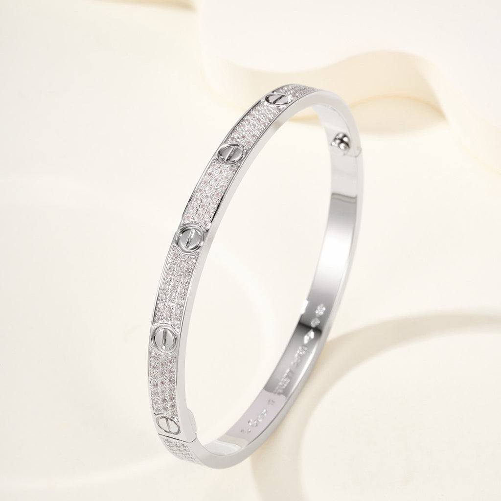 [⭐Renara]LOVE BRACELET 4.8MM DIAMOND-PAVED