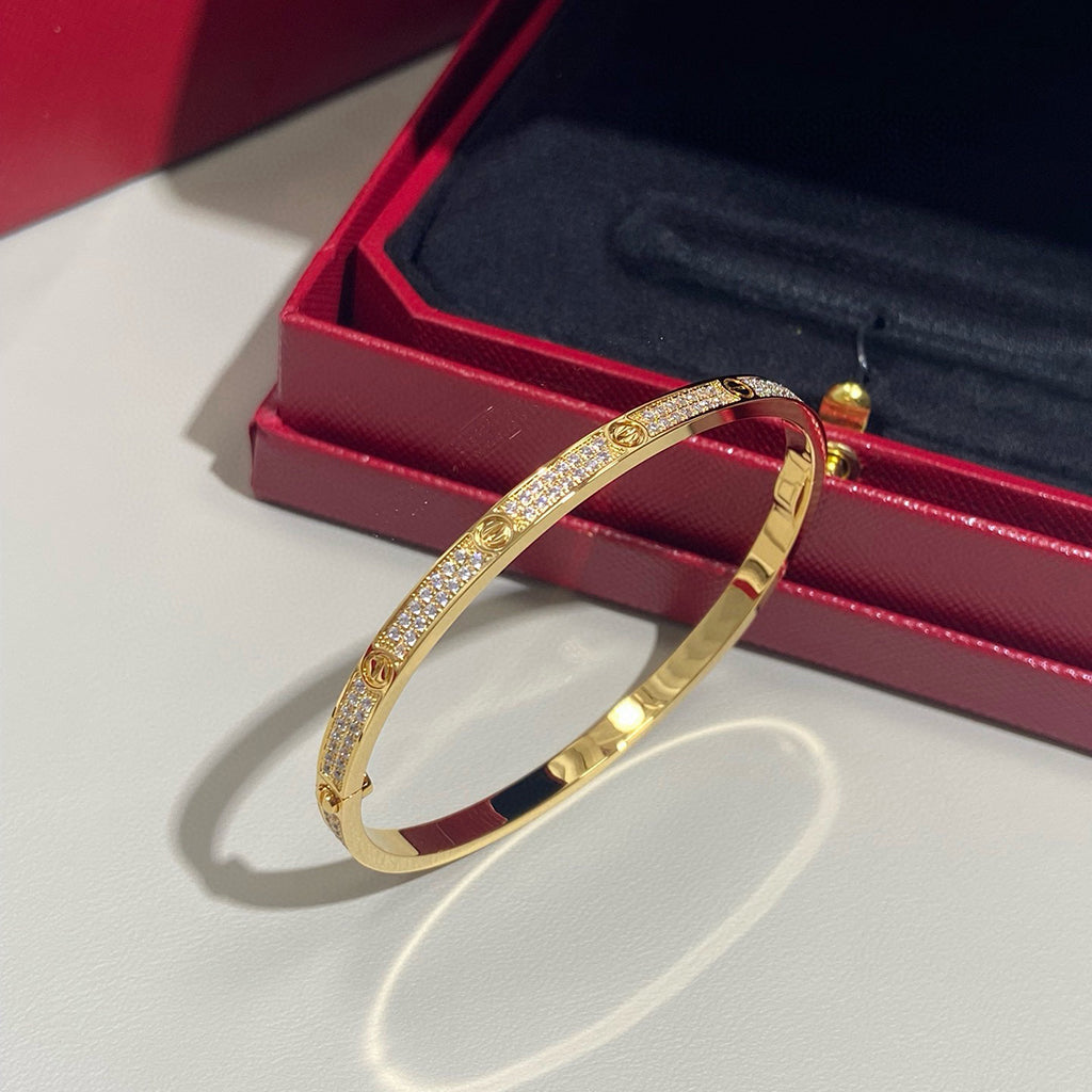[⭐Renara]LOVE BRACELET 3.65MM DIAMOND-PAVED
