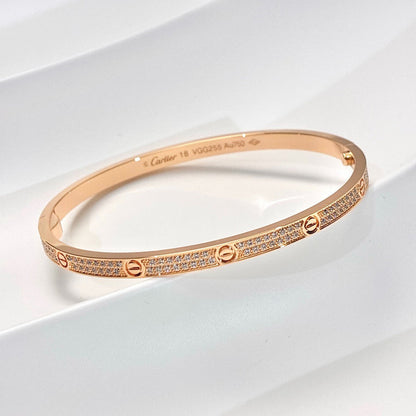 [⭐Renara]LOVE BRACELET 3.65MM DIAMOND-PAVED