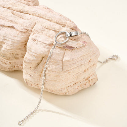 [⭐Renara]LOVE BRACELET DOUBLE RING