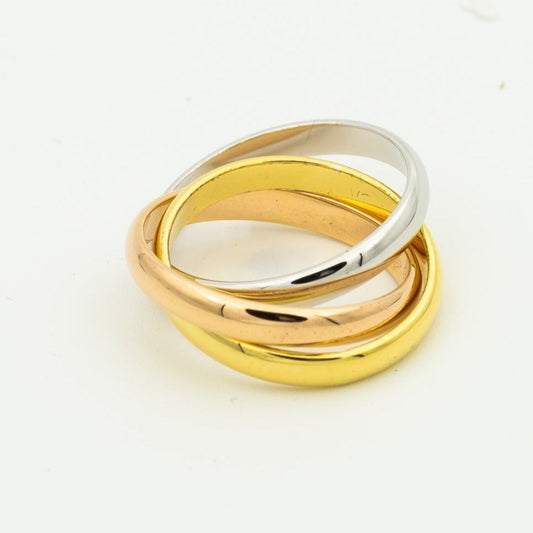 [⭐Renara Jewelry]TRINITY RING GOLD PINK GOLD SILVER
