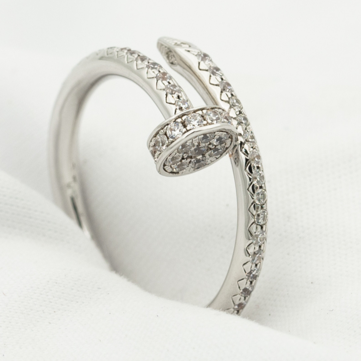 [⭐Renara]JUSTE RING 1.8MM SILVER DIAMONDS
