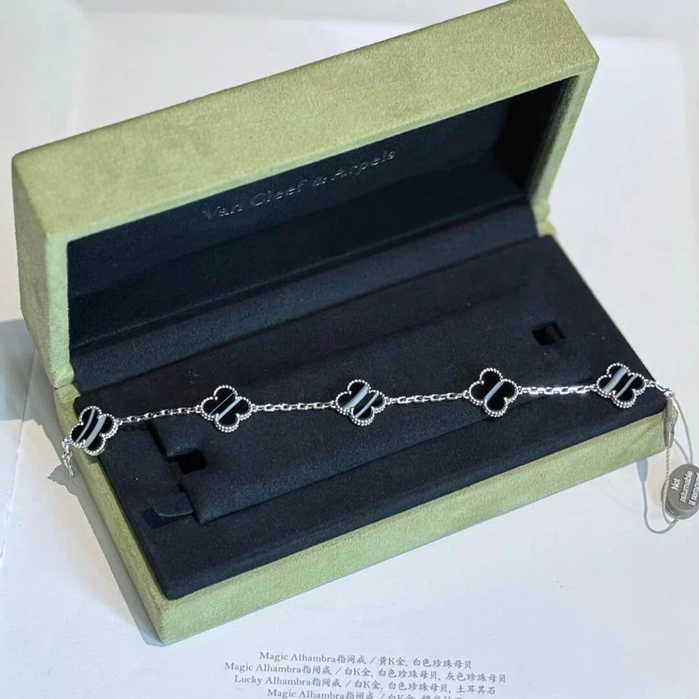 [⭐Renara] CLOVER 5 MOTIF PULSAR STONE BRACELET COLLECTION