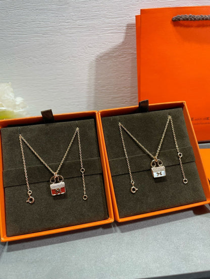[⭐Renara]H CIRCE MOISSANITE PENDANT NECKLACE GOLD