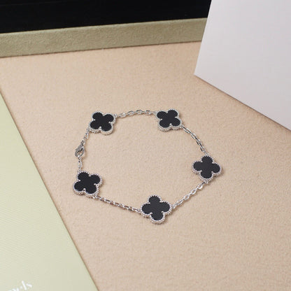 [⭐Renara] CLOVER 5 MOTIF ONYXS BRACELET COLLECTION