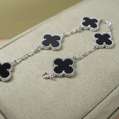 [⭐Renara] CLOVER 5 MOTIF ONYXS BRACELET COLLECTION