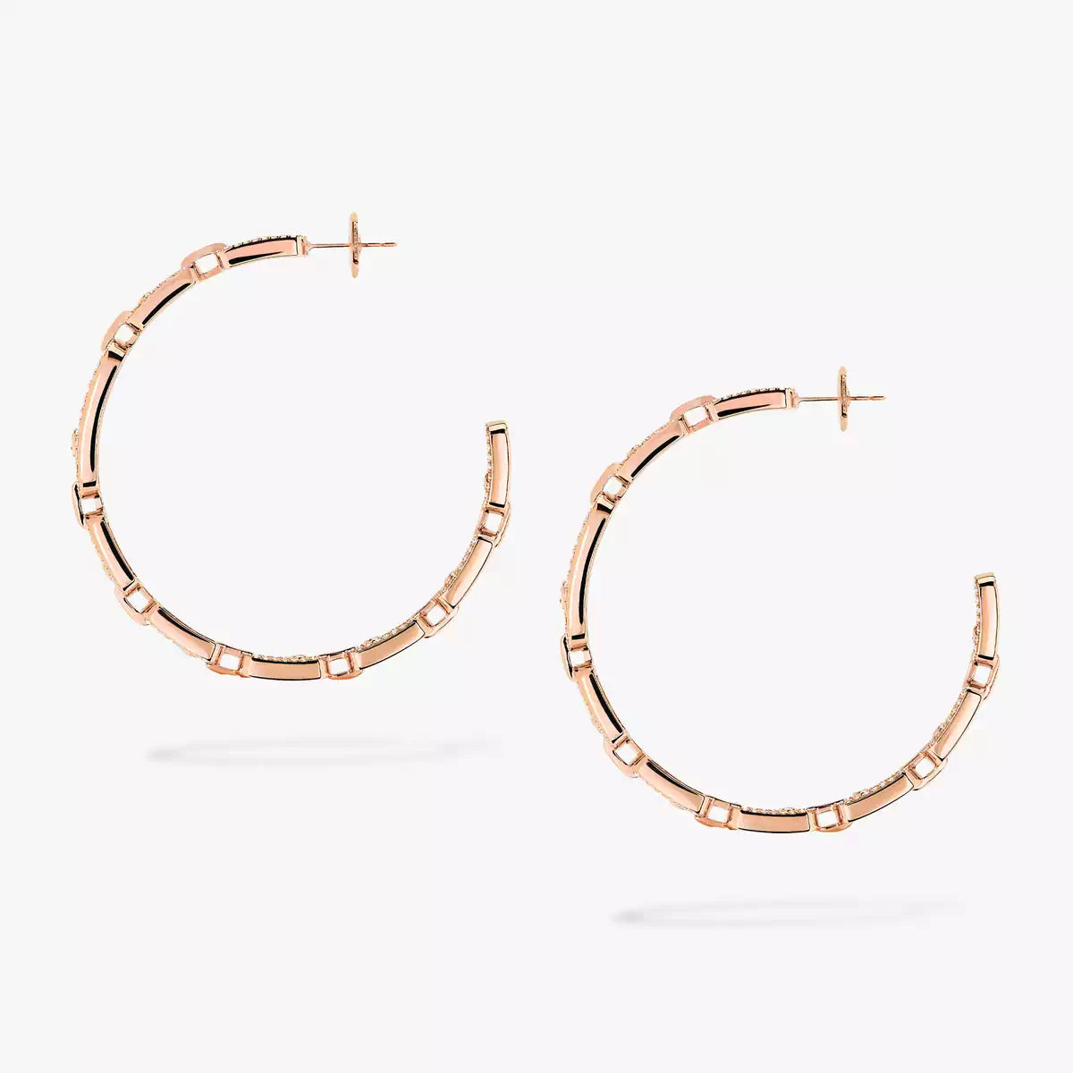 [[⭐Renara]Move Link Diamond Hoop Earrings