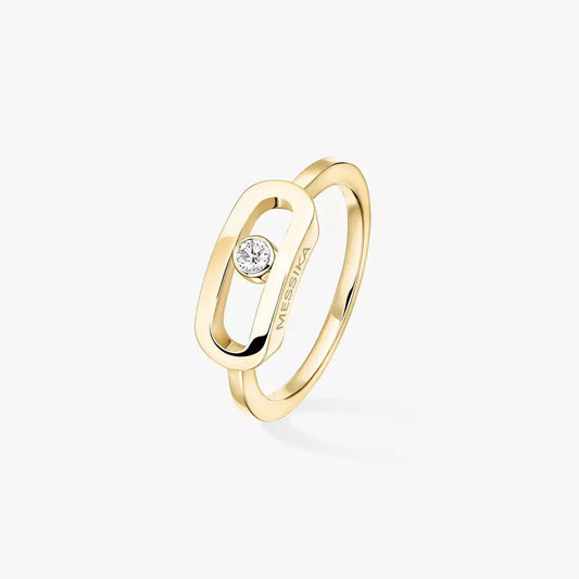 [⭐Renara]Move Uno Diamond Ring in Gold