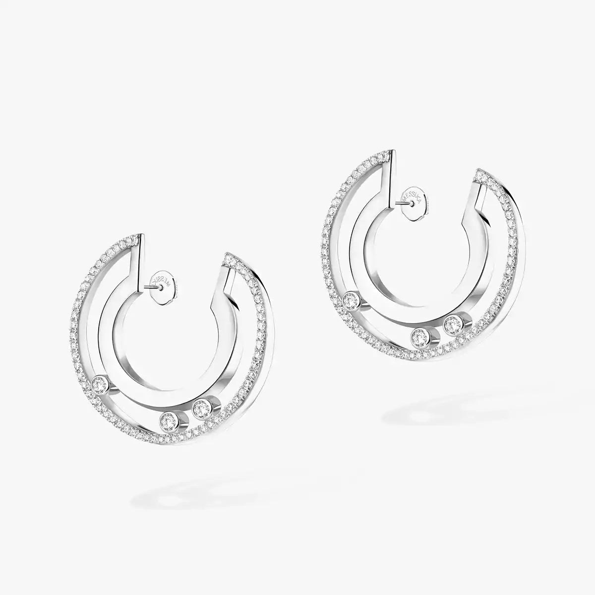 [⭐Renara]Move Romane Small Diamond Hoop Earrings