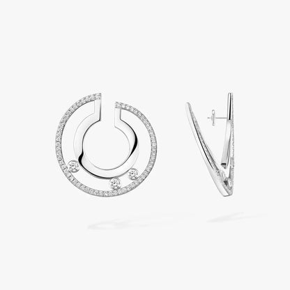[⭐Renara]Move Romane Small Diamond Hoop Earrings