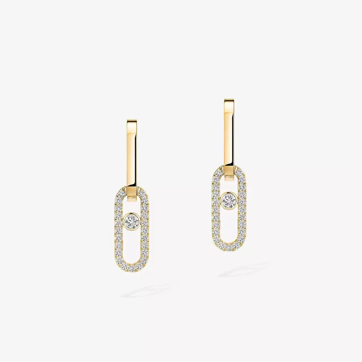 [⭐Renara]Move Link Diamond Earrings