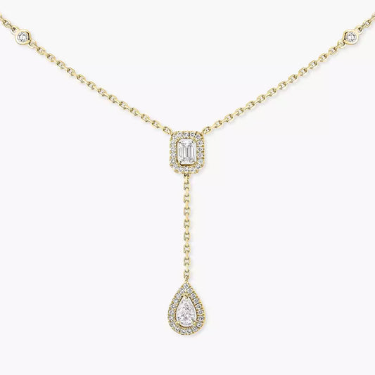 [⭐Renara]Gold Diamond Tie Necklace