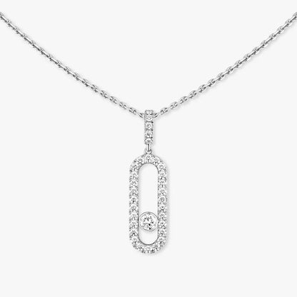 [⭐Renara]Move Uno Diamond Necklace in Rose Gold