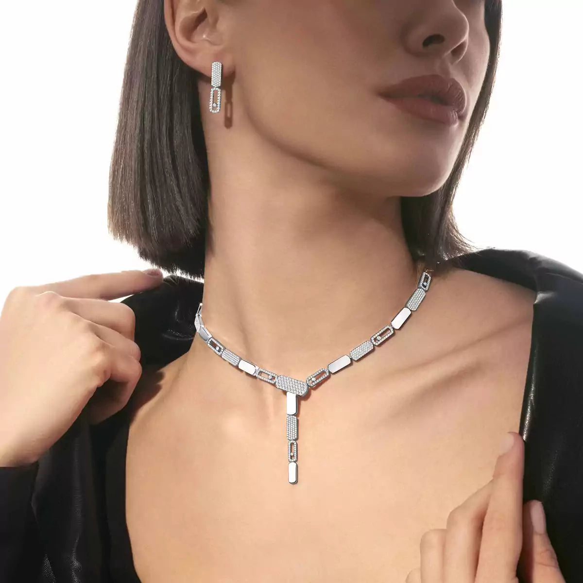 [⭐Renara]Imperial Move SM Diamond Earrings