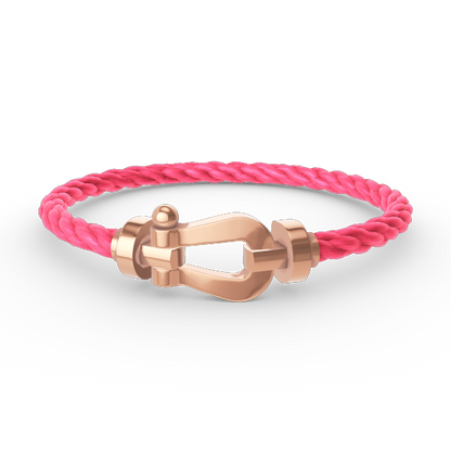 [⭐Renara]FORCE LARGE HORSESHOE NO DIAMOND BRACELET ROSE GOLD