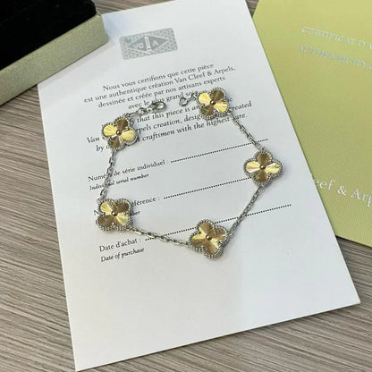 [⭐Renara] CLOVER 5 MOTIF LASER BRACELET COLLECTION