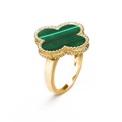 [⭐Renara]CLOVER MALACHITE RING